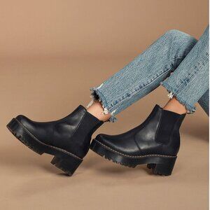 Dr. Martens Rometty Women's Leather Platform Chelsea Boots